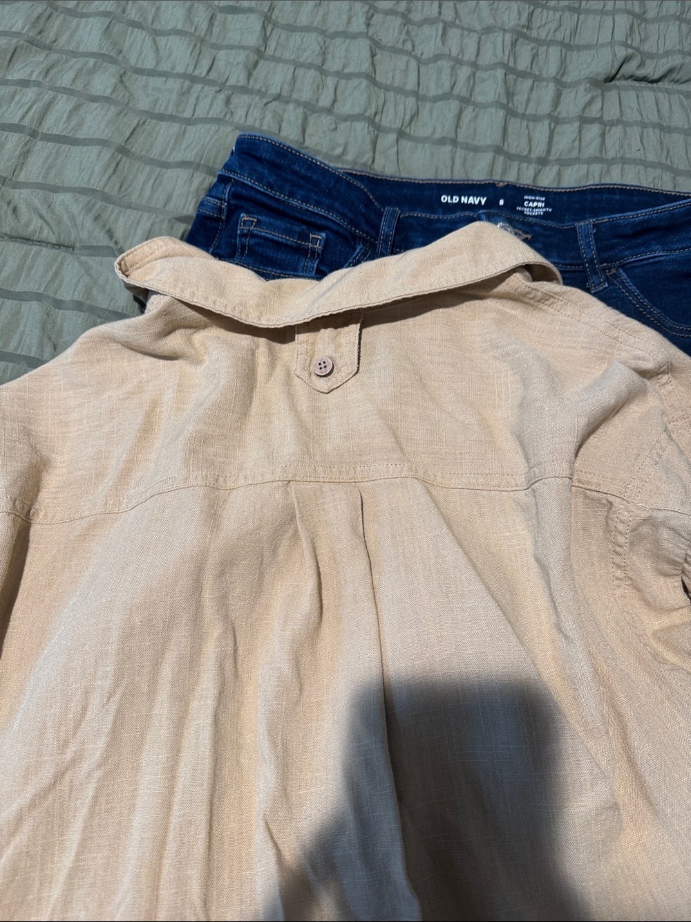 Old Navy Capri jeans with top! - Picture 5 of 8